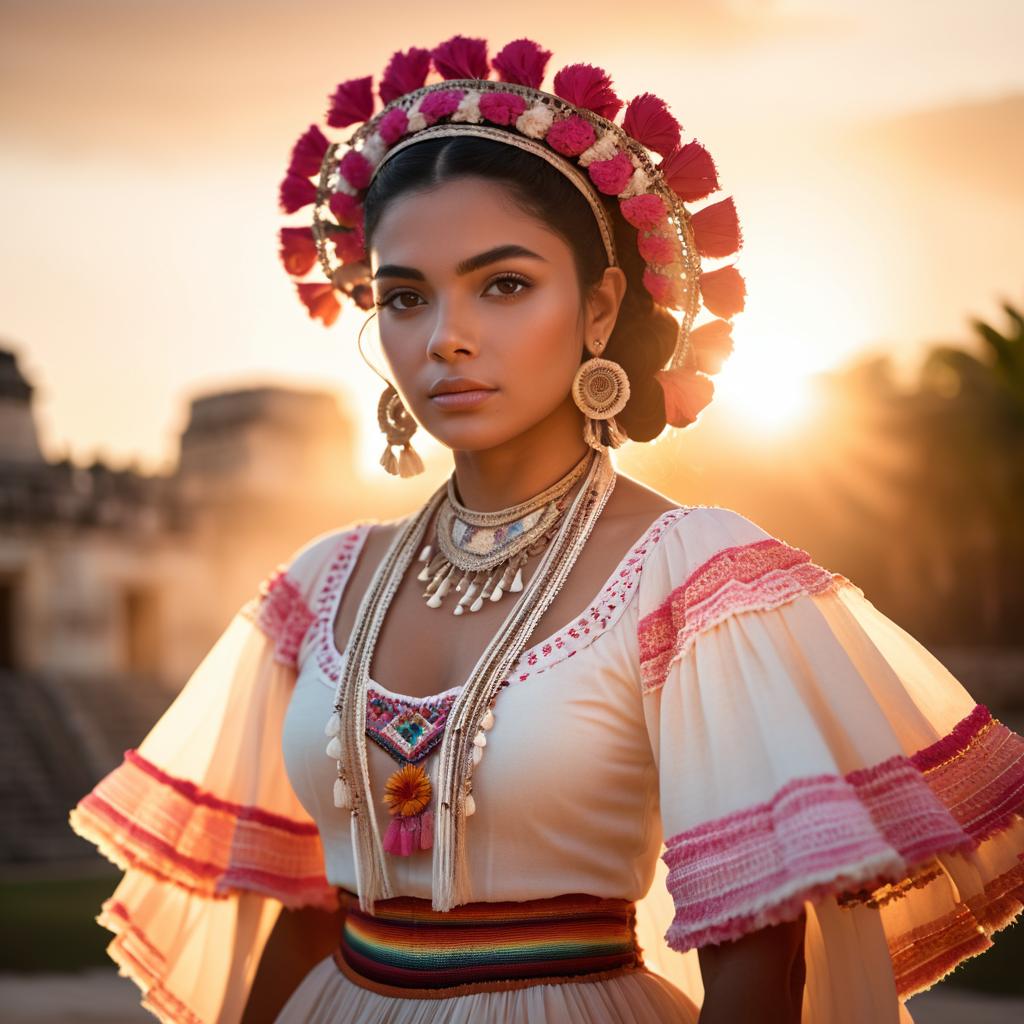 Stunning Portrait of a Mexican Folk Dancer