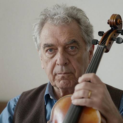 Portrait of an Elderly Violinist
