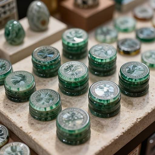 Marbled Glass Chits in Bazaar