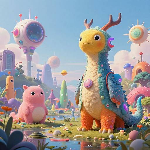 Futuristic Surreal Digital Landscapes