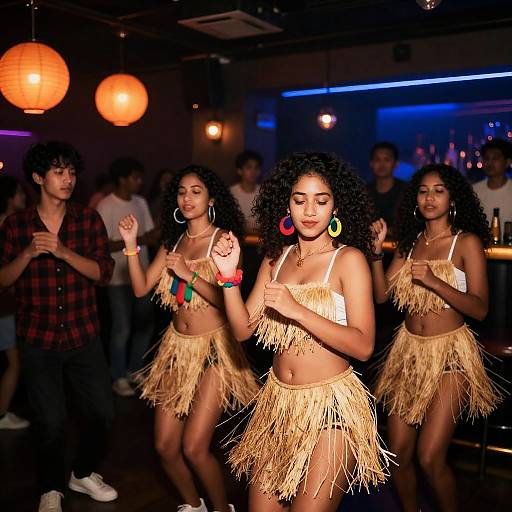 Vibrant Nightclub Dance Scene