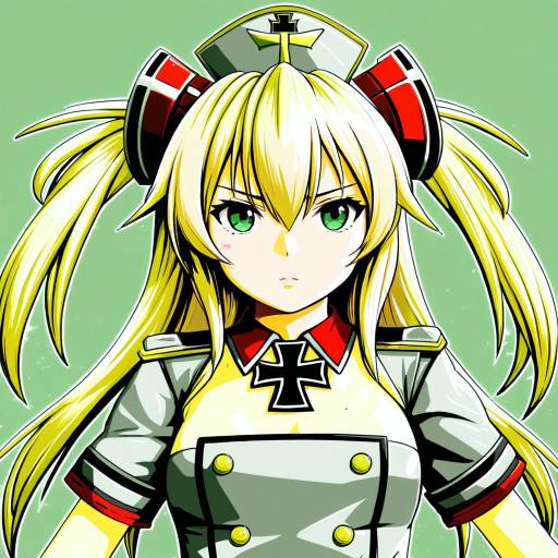 Illustration of Admiral hipper (azur lane), azur lane in the style of Saiguchi otoufu