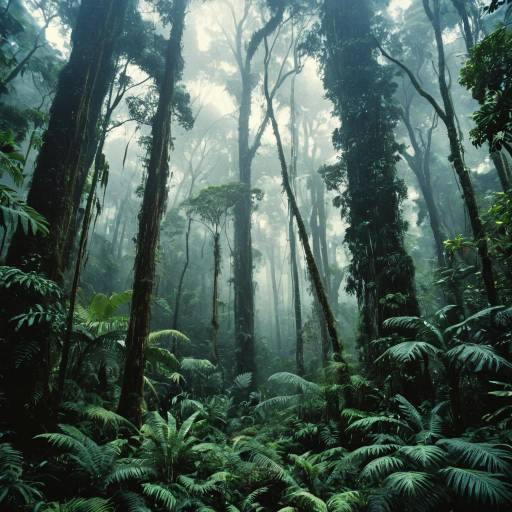 Misty Rainforest Morning Serenity Misty Rainforest Morning Serenity