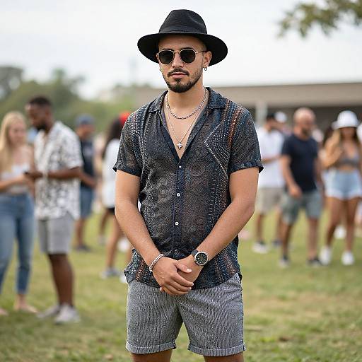 Stylish Summer Party Outfit Man