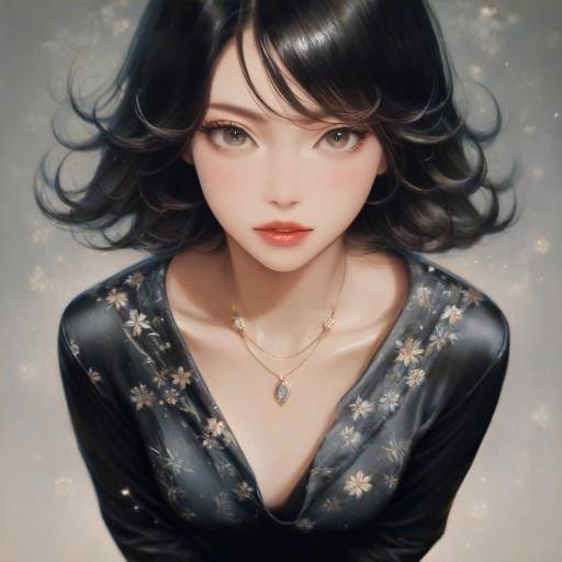 Realistic Portrait of Tatsumaki in Dress