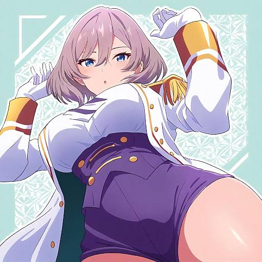 Illustration of Mujina, gridman universe in the style of Fusu (a95101221)