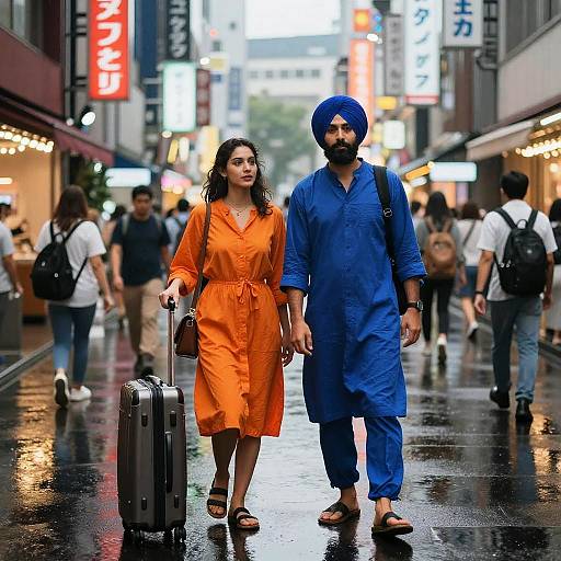 Baljeet and Buford in Neon Tokyo Rain