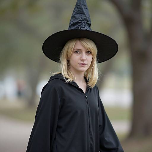 Realistic Witch Costume Portrait