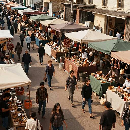 Arts and Crafts Market Collage