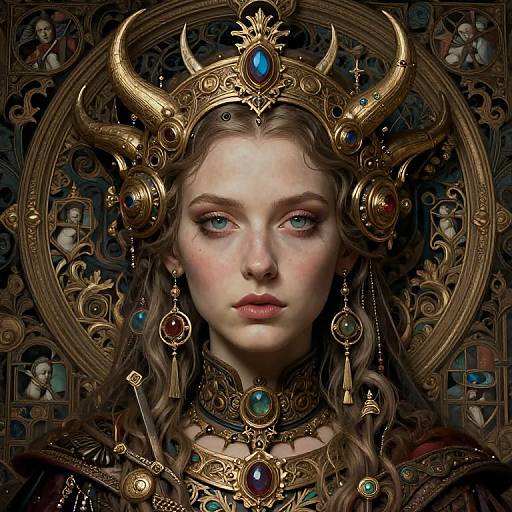 Intricate Postmodern Mage Portrait