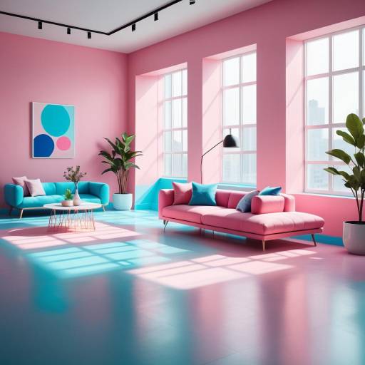 Vibrant Minimalist Modern Interior Design
