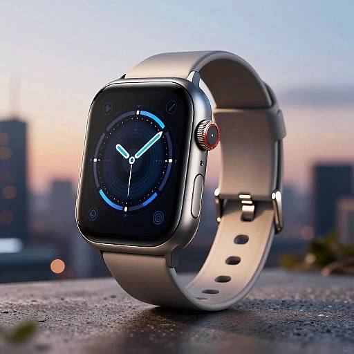 Futuristic AI Smartwatch with AR