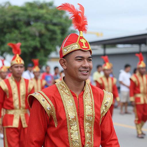 Sibuyas Festival Red and Gold Costume