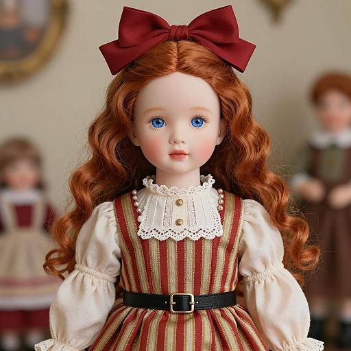 Vintage Doll Costume in Warm Lighting