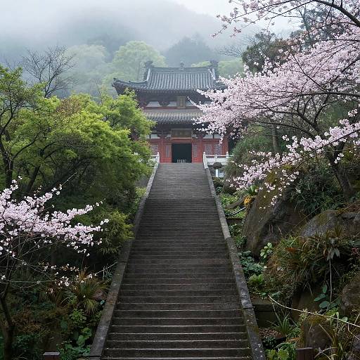 Misty Mountain Temple Steps