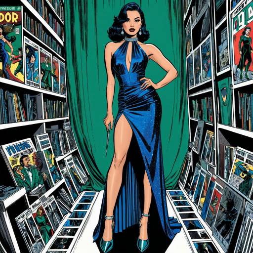 Dramatic Neo-Noir Fashion Illustration