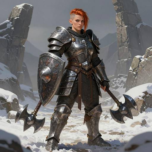 Strength and Valor of a Dwarf Warrior