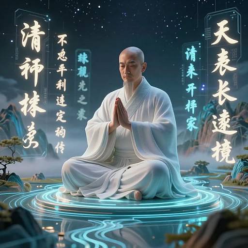 Futuristic Taoist Meditation Interface