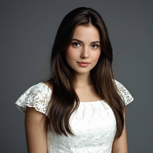 Woman in White Semi-Formal Dress