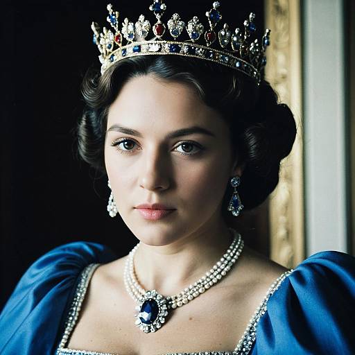 Close-Up of French Queen Costume