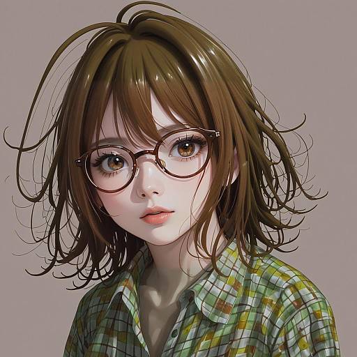 Illustration of Araki hina, idolmaster in the style of Interstellar