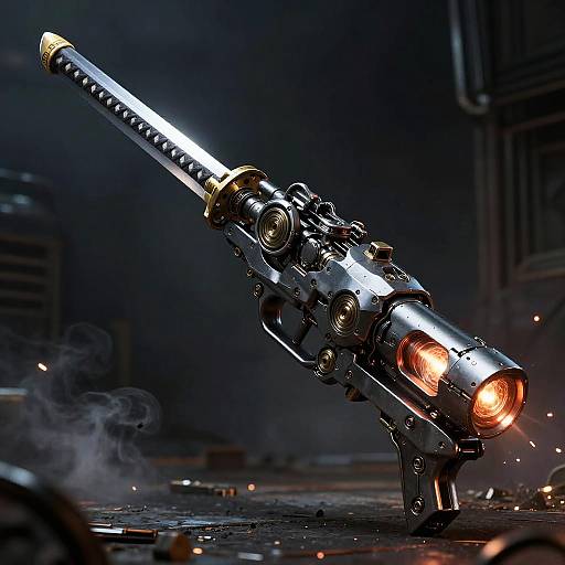 Futuristic Katana Energy Sword