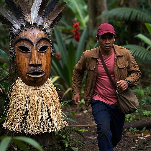 Jungle Run: Fashionable Adventure Scene