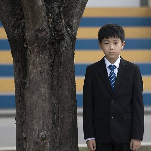 Serious Boy by Gnarled Tree Structure
