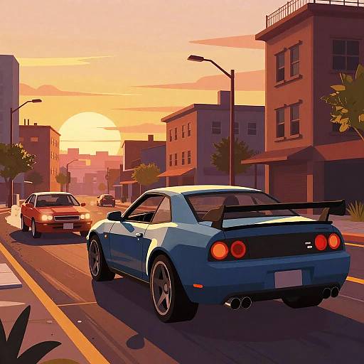 GTA Style 3D Car Chase