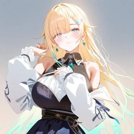 Illustration of Aizawa ema, vspo! in the style of Mx2j