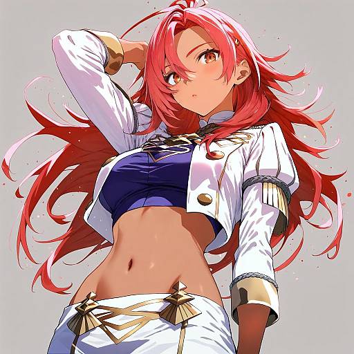 Illustration of Hapi (fire emblem), fire emblem in the style of Torichamaru