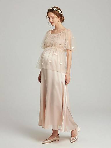 Ethereal Fairy Maternity Fashion Portrait