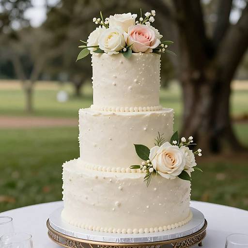 Chic Hunter Valley Wedding Cake