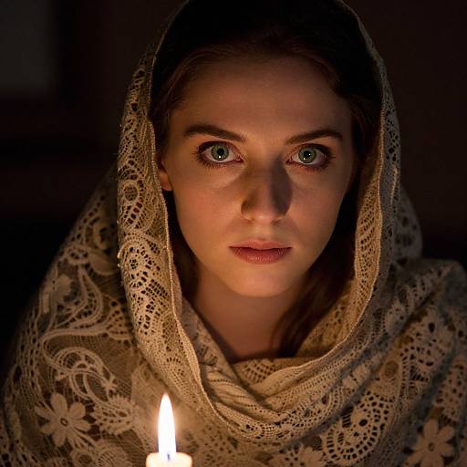 Mystical Portrait of Eastern European Woman