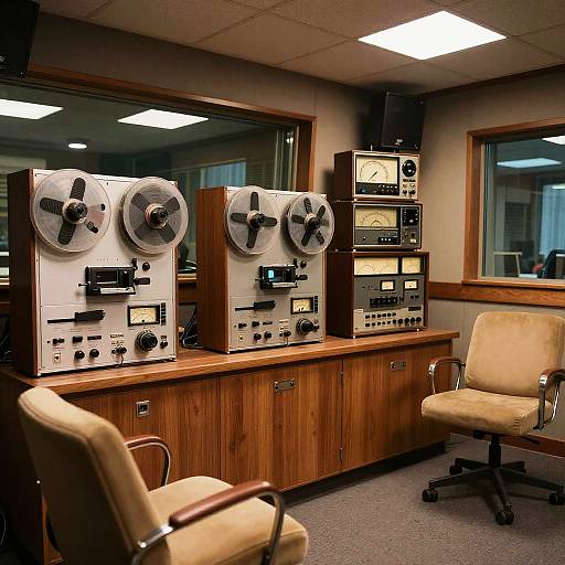 Vintage Radio Station Interior Design