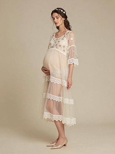 Whimsical Ethereal Maternity Fairy Portrait