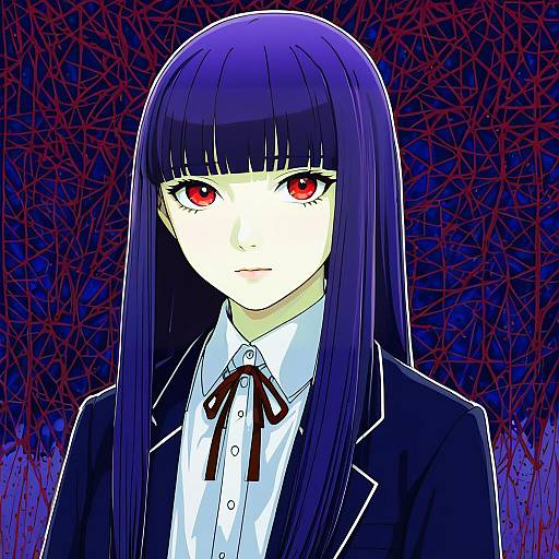 Illustration of Asagami fujino, kara no kyoukai in the style of Ittla