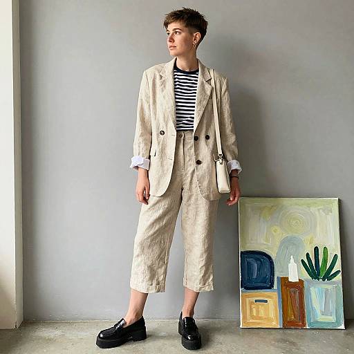 Androgynous Brunch Portrait in Gouache