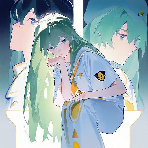 Illustration of Alice carroll, aria (manga) in the style of Platunoy 787