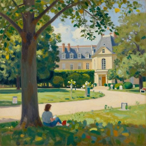 Leon Richet's Quiet Afternoon Painting