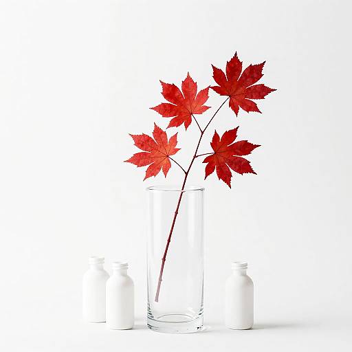 Minimalist Vector Art of Glass Vase