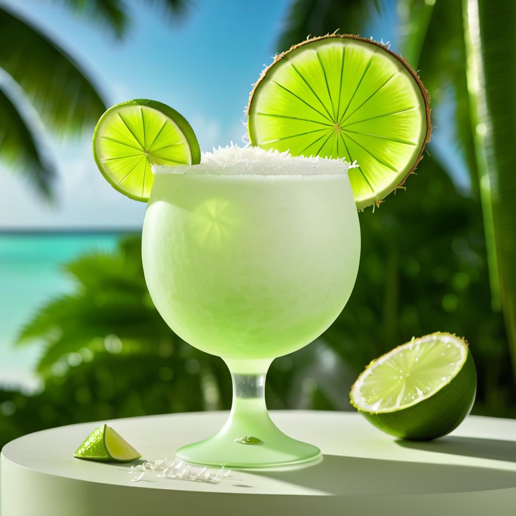 Tropical Coconut Lime Daiquiri Delight