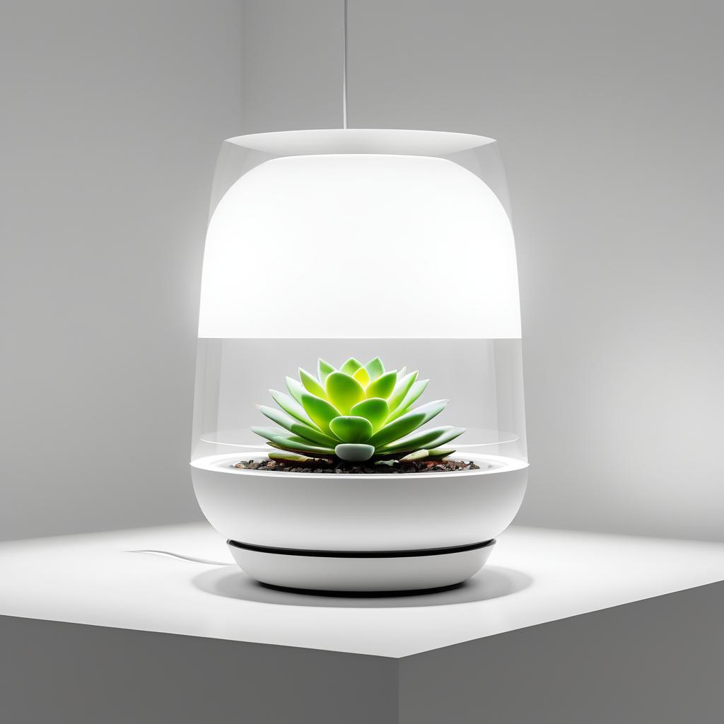 Detailed Succulent in Modern Design Pot