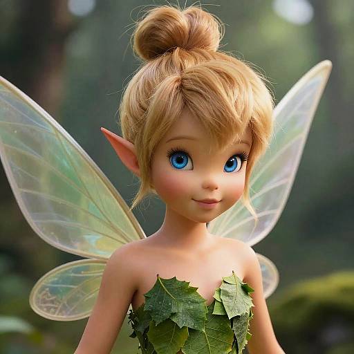 Cinematic TinkerBell Close-Up Portrait