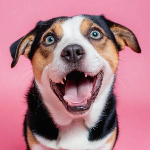 Solo Animal with Heterochromia in Pink