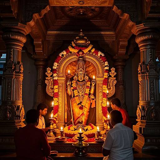 Venkateswara Temple Interior Serenity