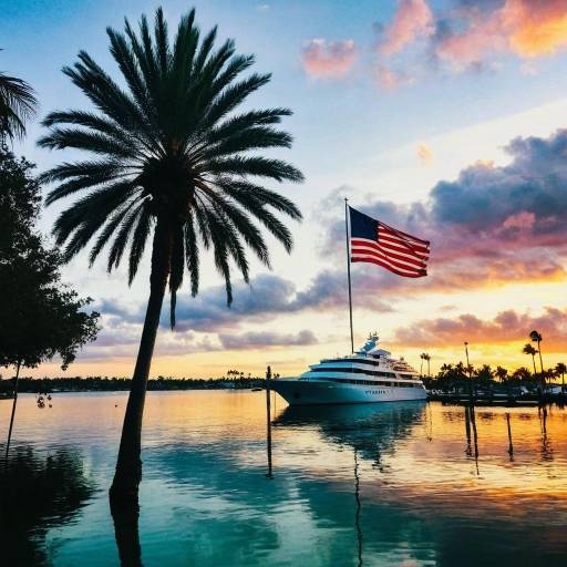 Serene Sunset Over Ocean Dock Scene
