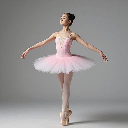 Elegant Ballerina in Graceful Pose