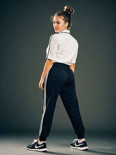 Realistic Spin Instructor in Sneakers