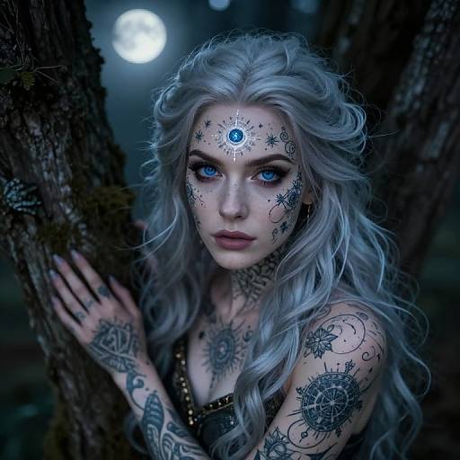 Ethereal Female Wizard Portrait